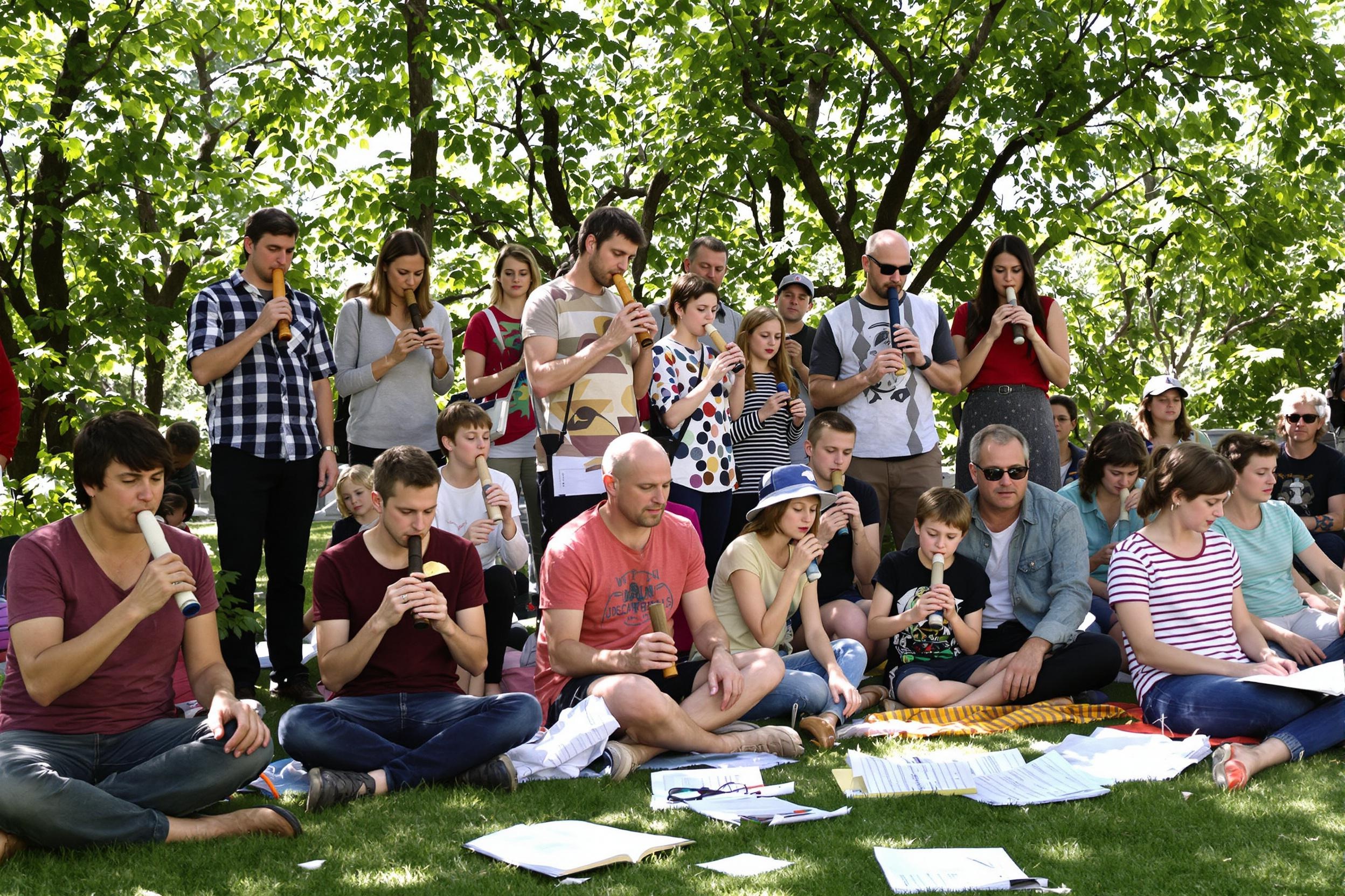 Atelier ocarina intergénérationnel en plein air