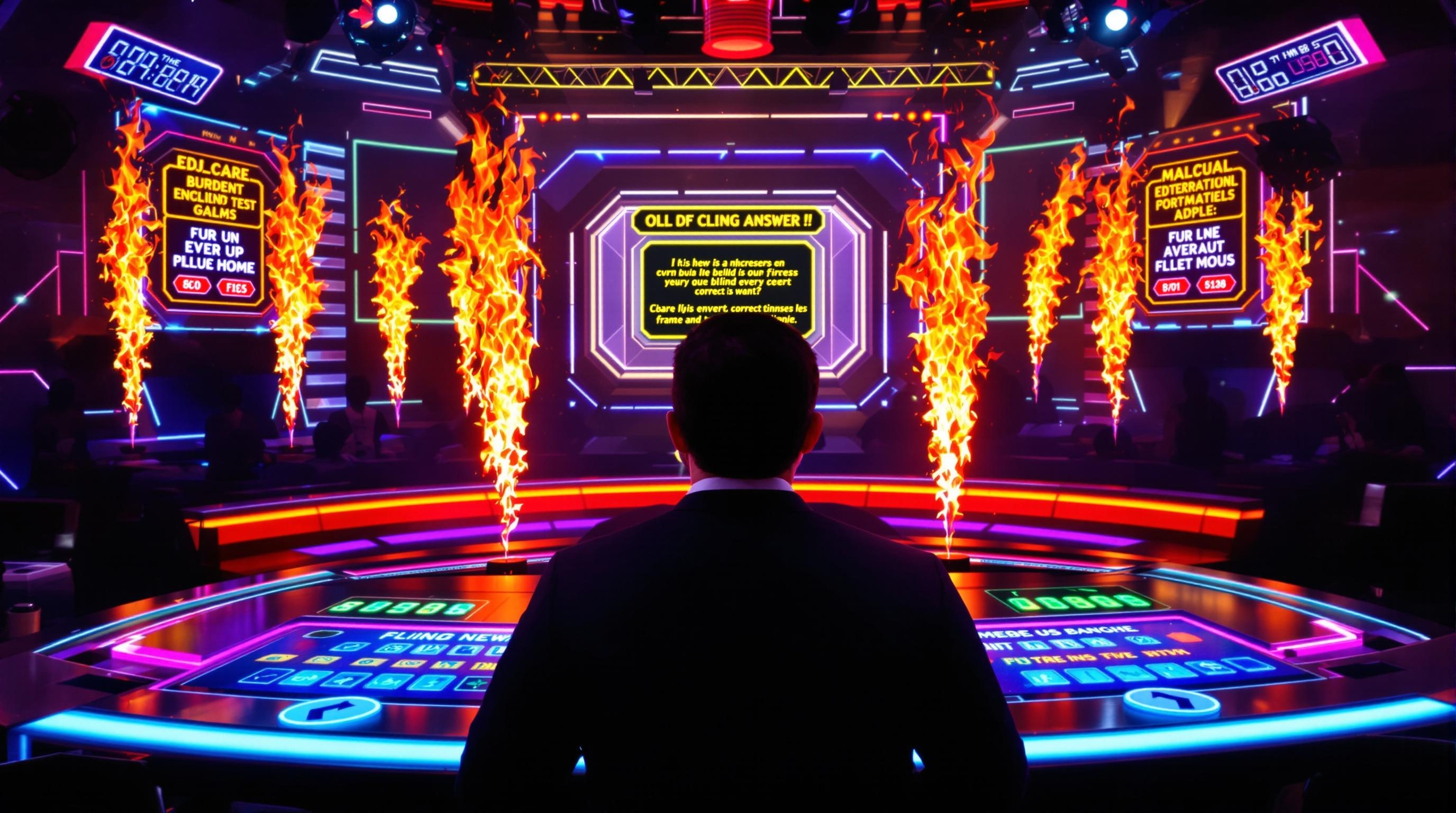 modération room blind test buzzers pop-ups flammes