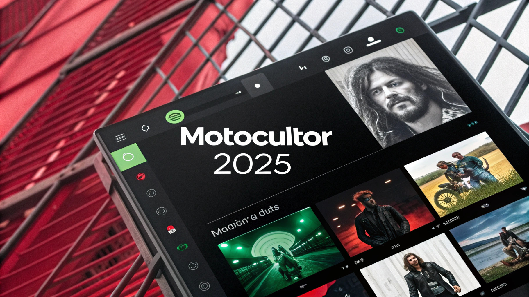 Playlist Motocultor 2025 sur application musicale.