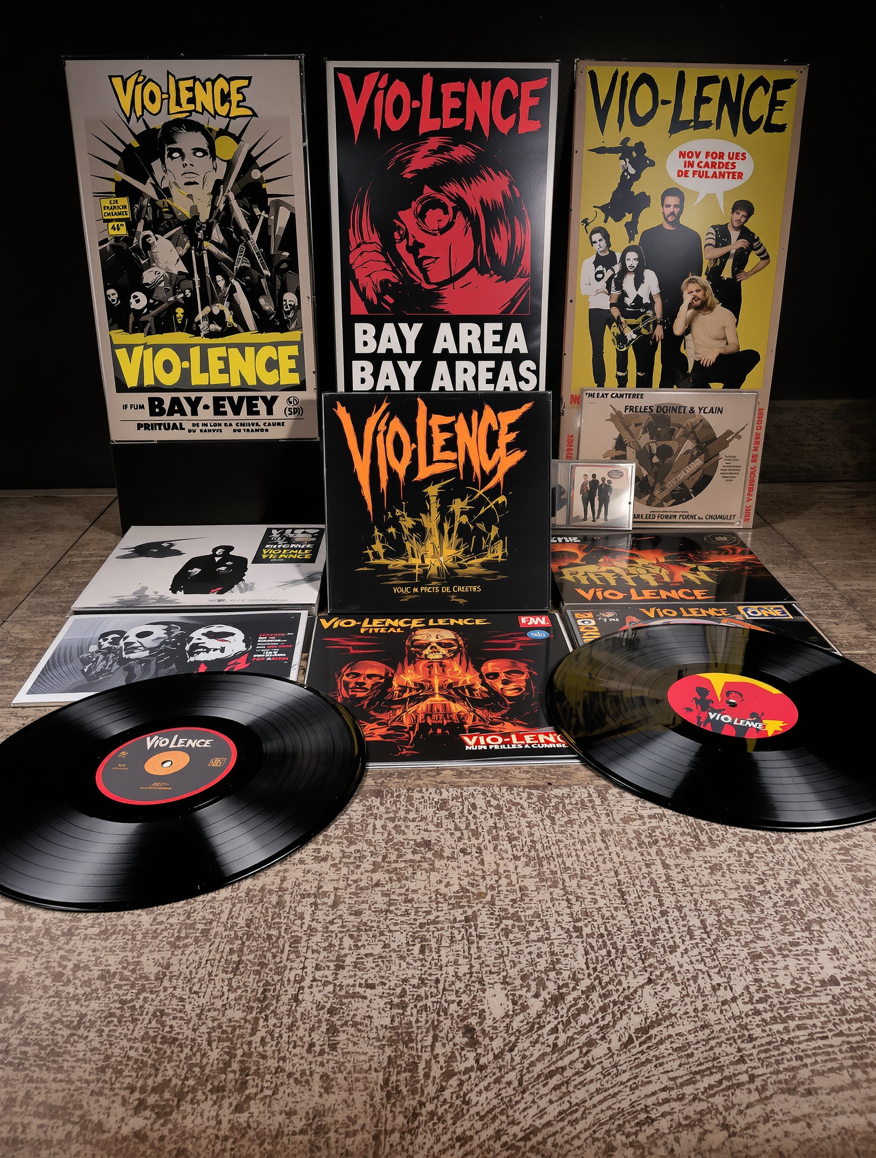 Collection culte de vinyles et CDs Vio-lence