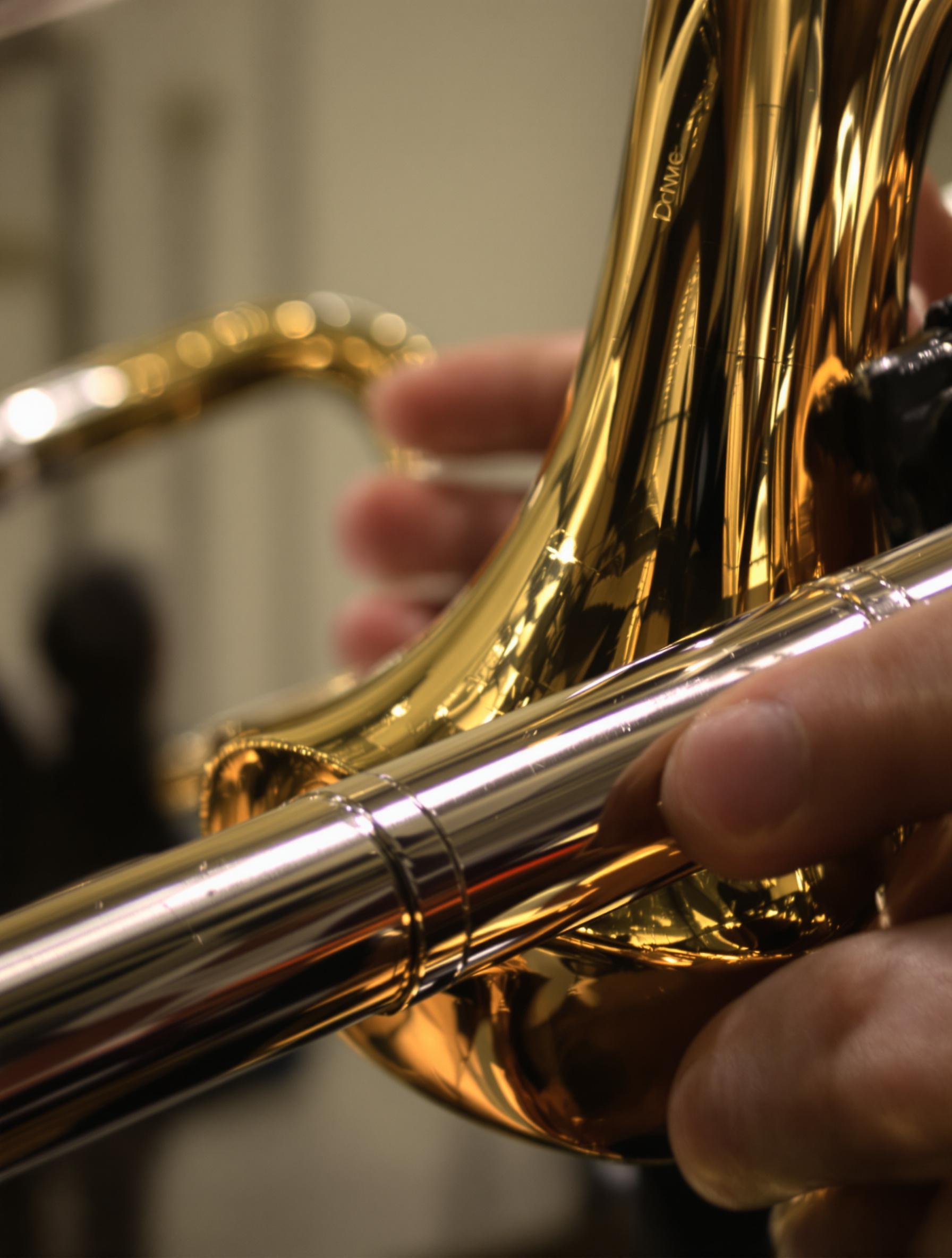 Démonstration du mouvement fluide de la coulisse au trombone