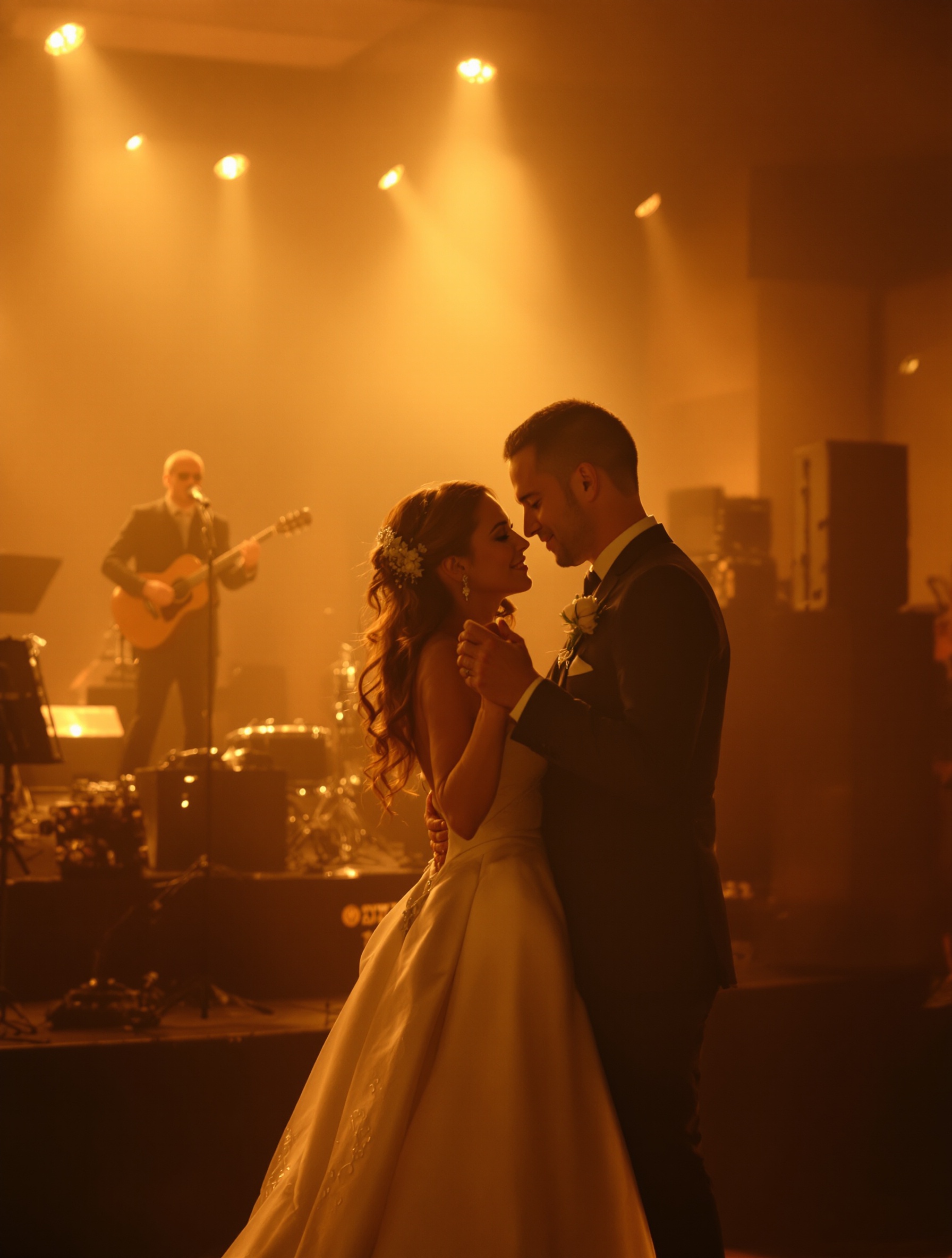 Danse de mariage avec une atmosphère intime et une adaptation musicale de Rammstein