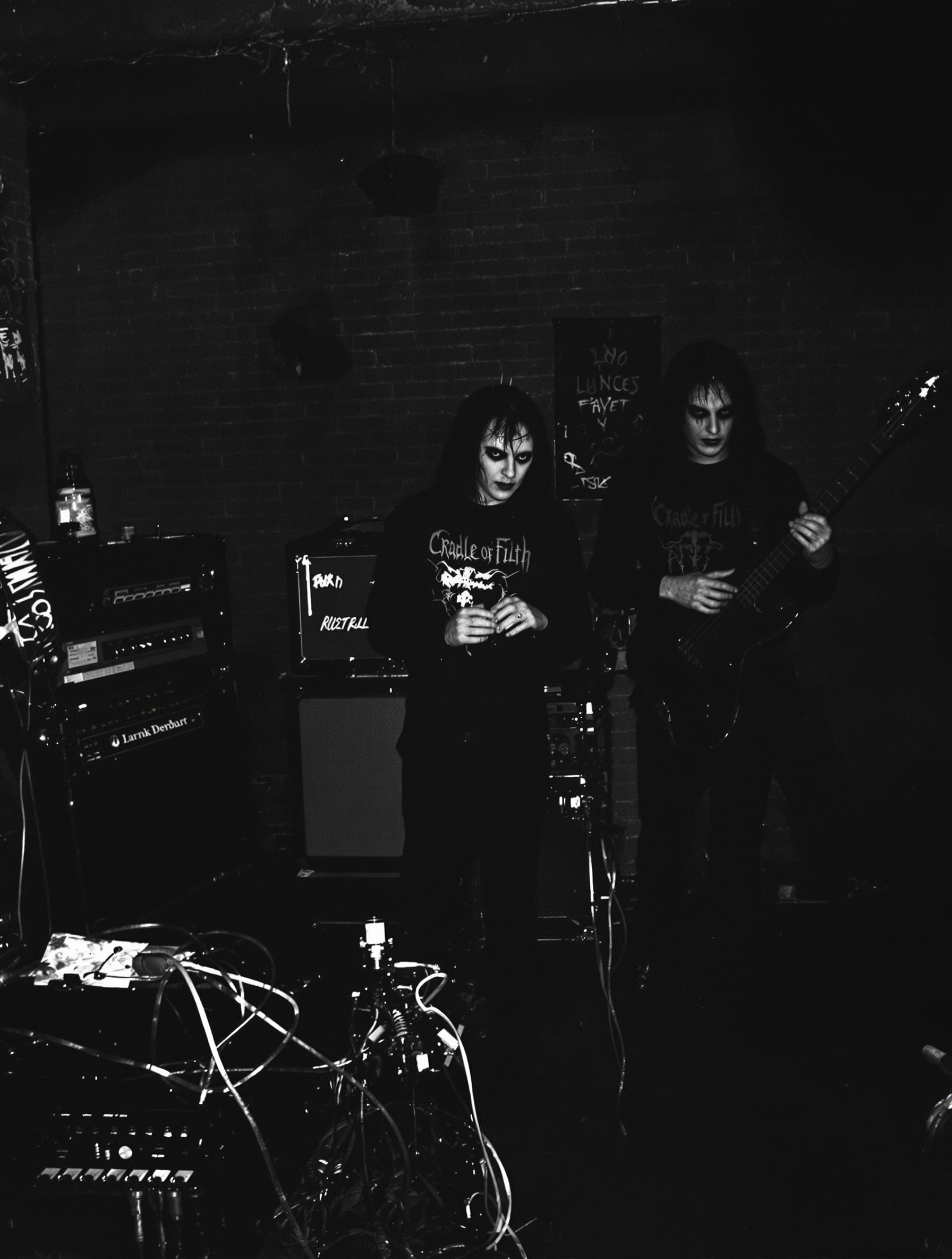 Cradle of Filth premières années répétition Suffolk