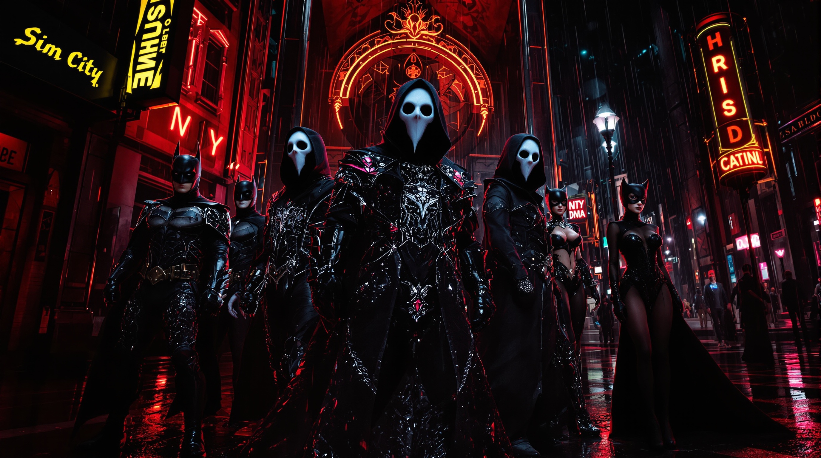 Ghost rencontre DC Comics Batman Sin City