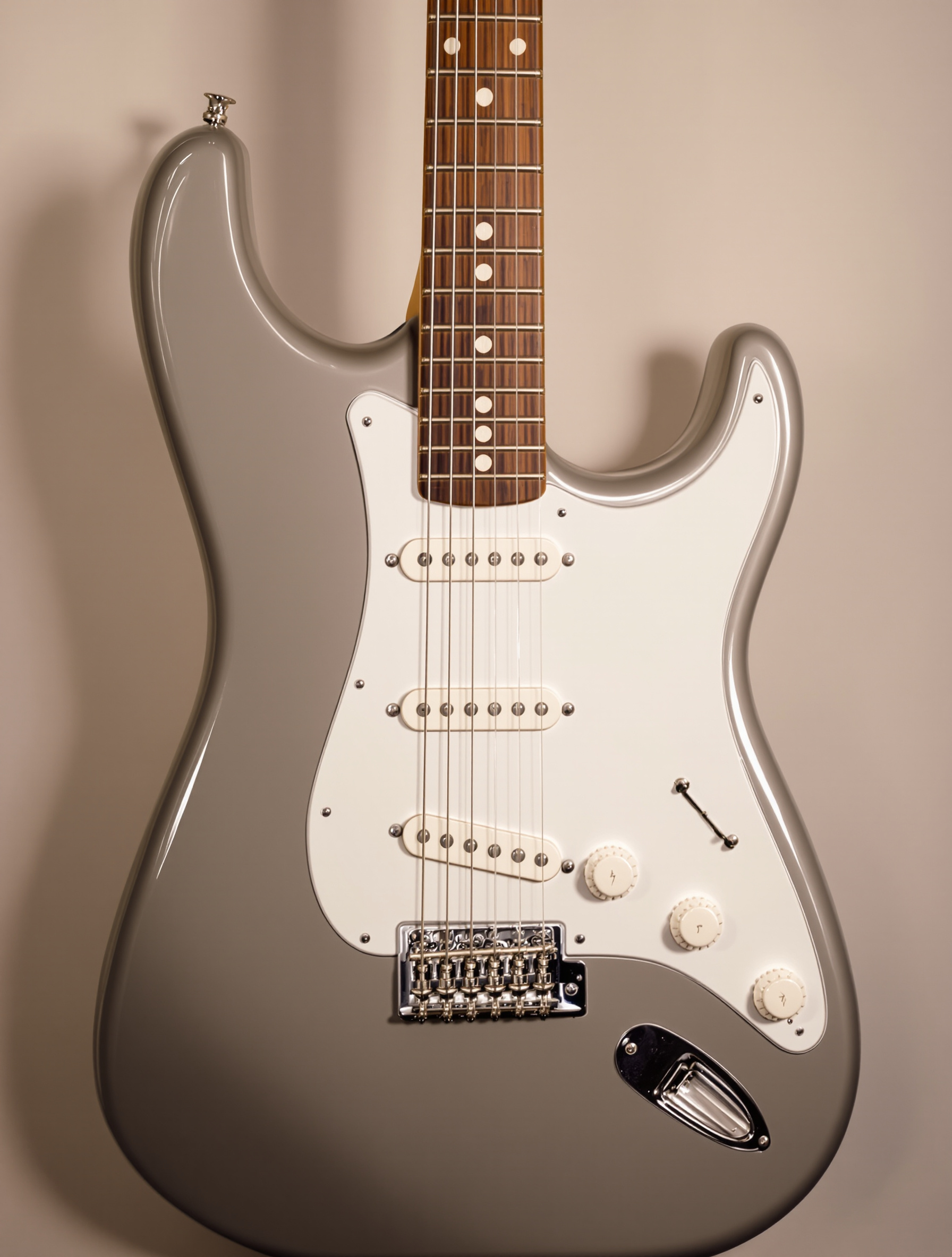 guitare électrique Vision type Stratocaster ST-5 en studio