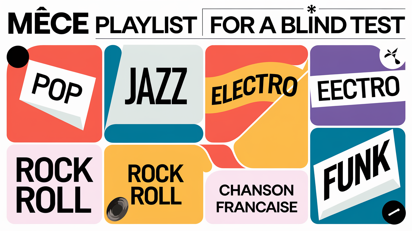 illustration playlist MECE genres blind test