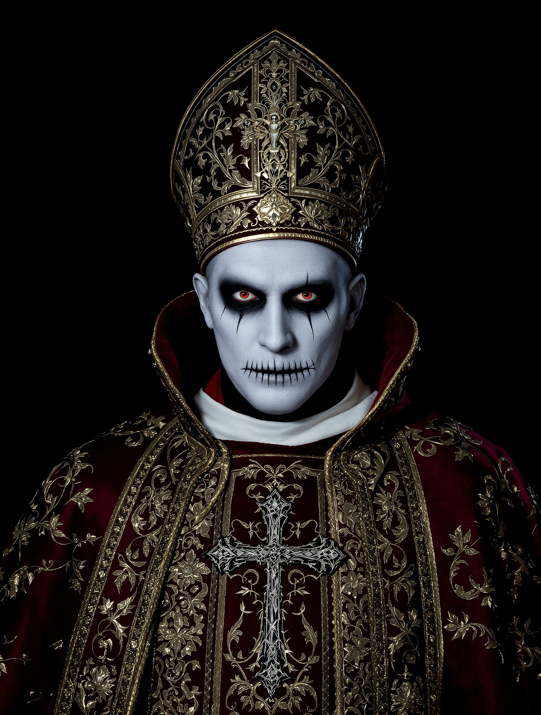 Papa V Perpetua portrait gothique