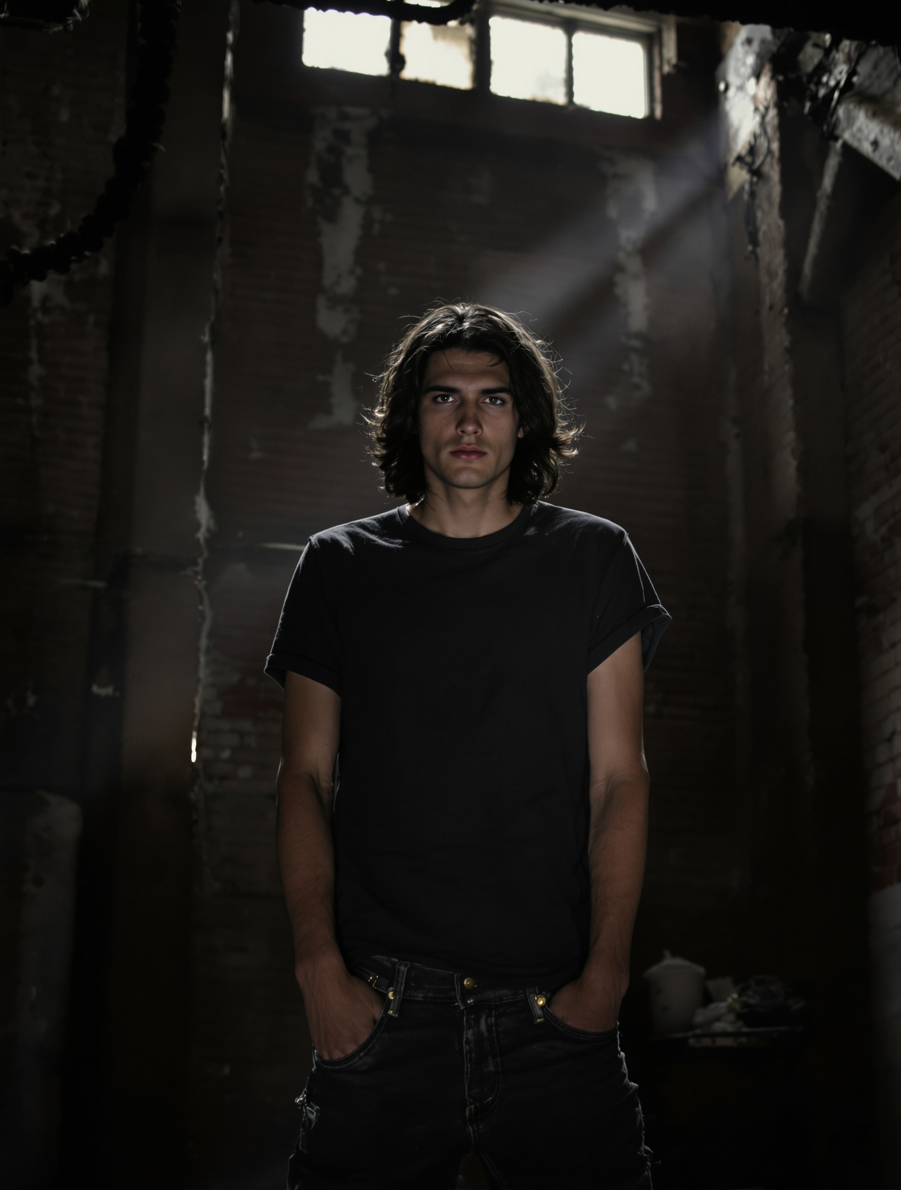Peter Steele adolescent à Brooklyn, promesse artistique naissante, poussière et potentiel.