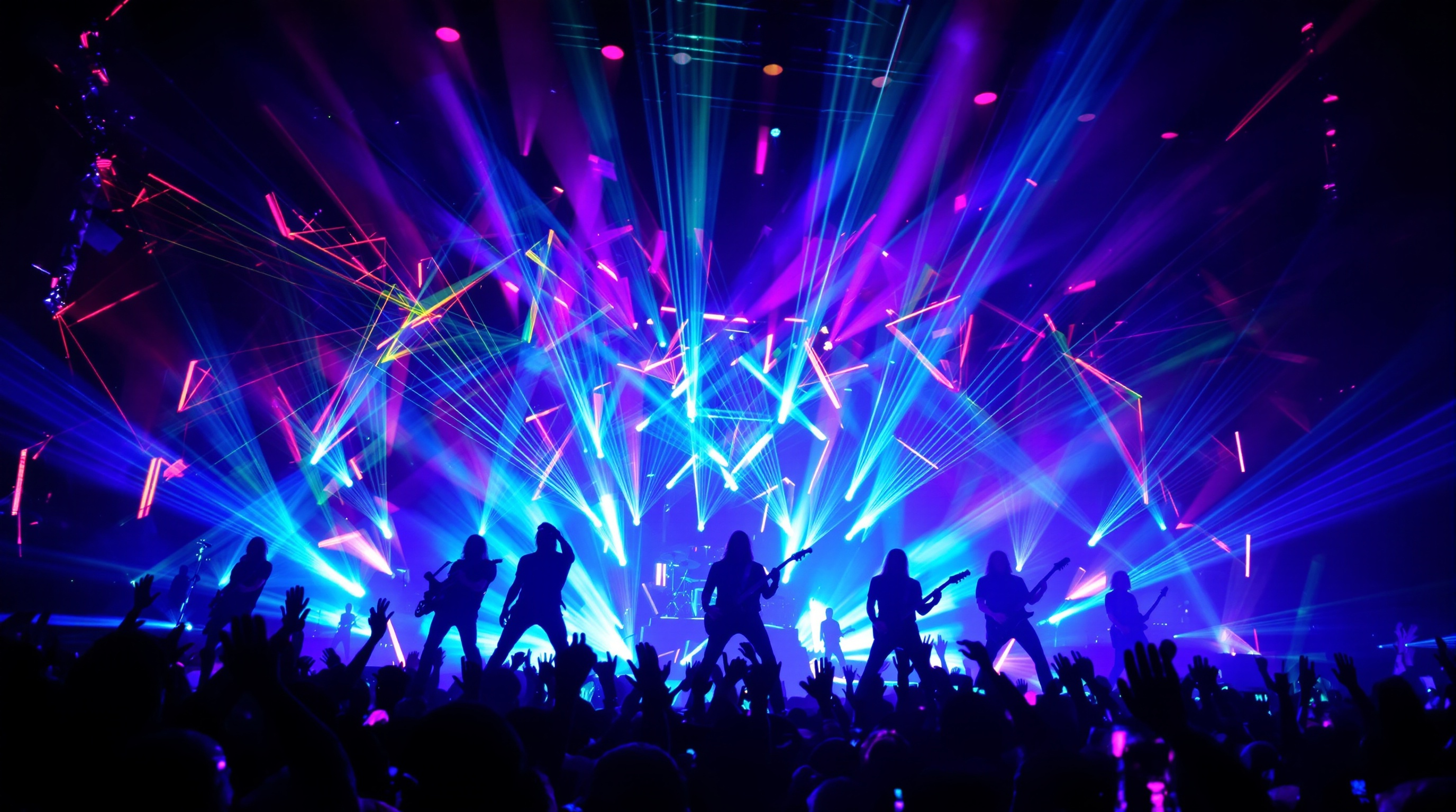Metallica sur une scène nocturne futuriste, une légende vivante et évolutive
