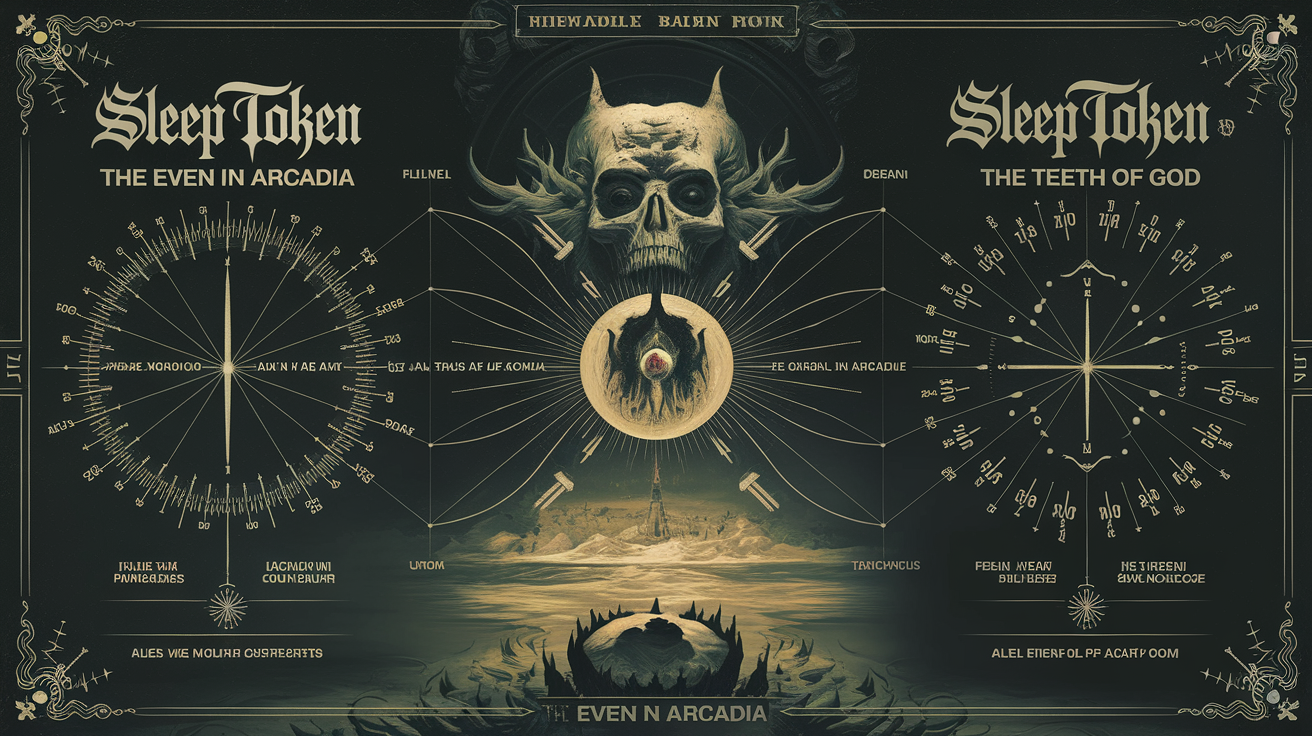 Comparatif setlists Sleep Token - Arcadia vs Teeth of God