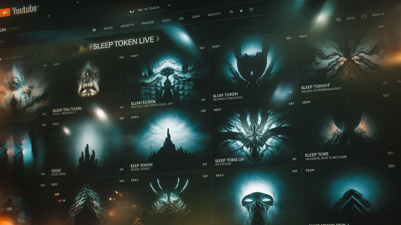 Capture playlist Sleep Token Live sur YouTube