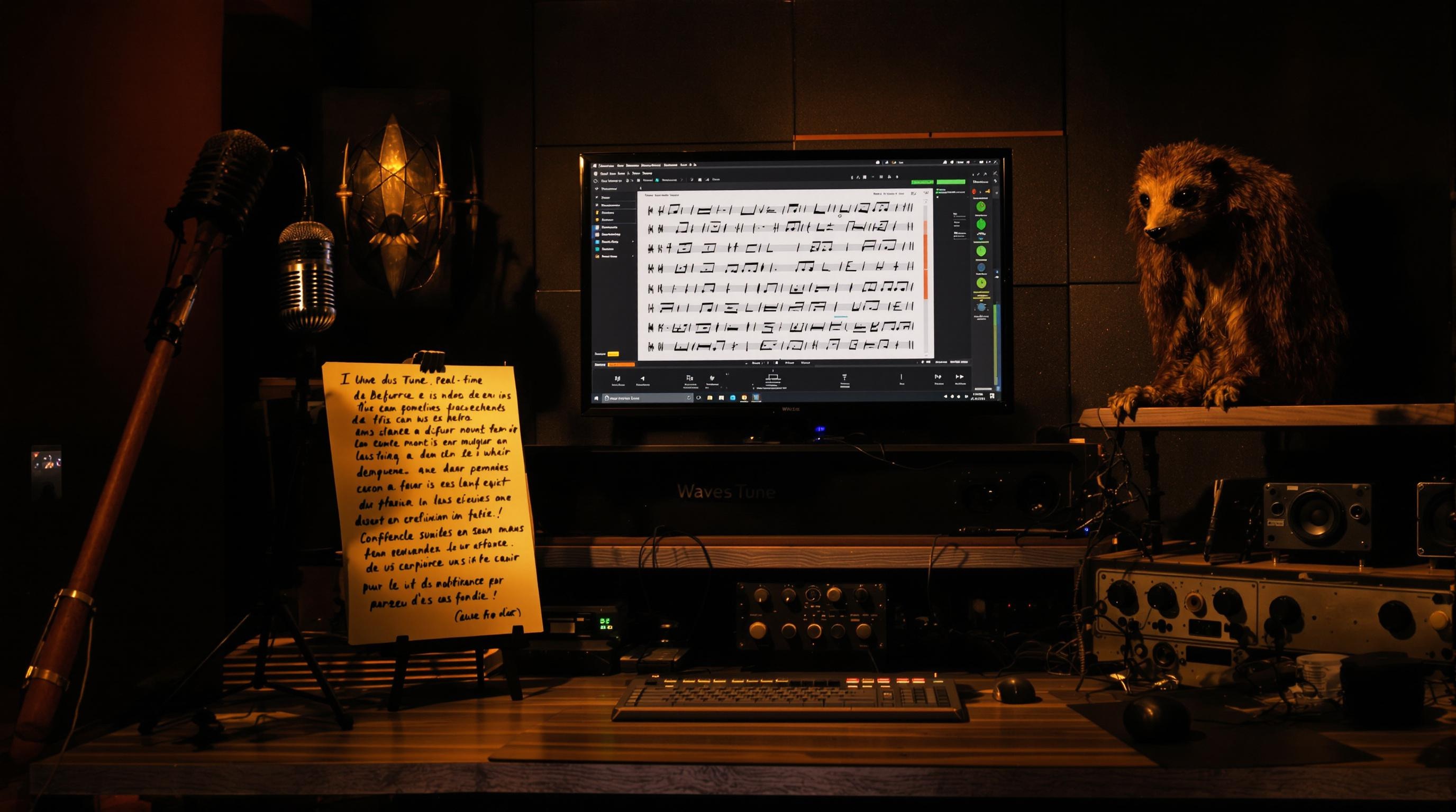 Studio mêlant traditions et technologie avec Waves Tune