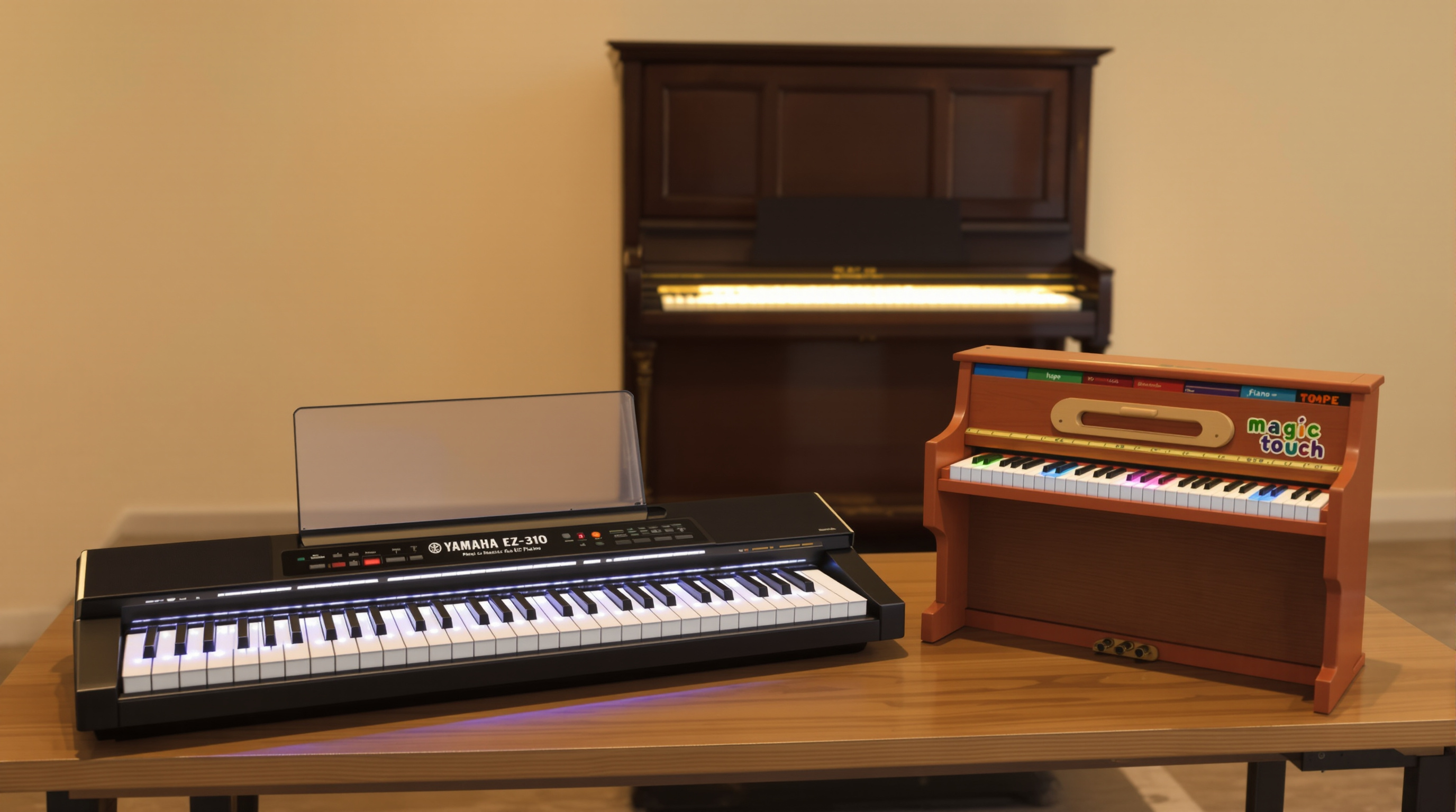 Sélection 2025 : Yamaha EZ-310, Piano LED Plus et Hape Magic Touch
