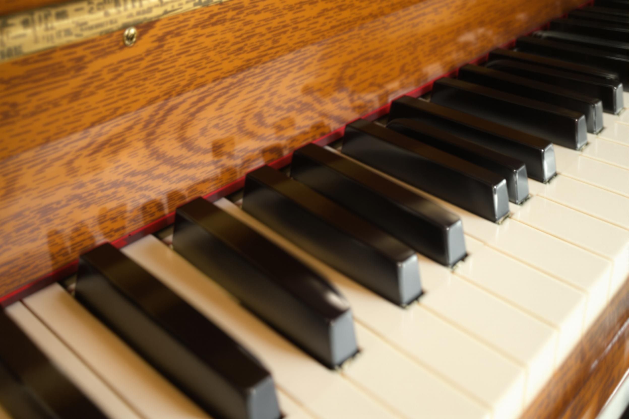 Clavier de piano standard avec 88 touches en bois et ivoirine