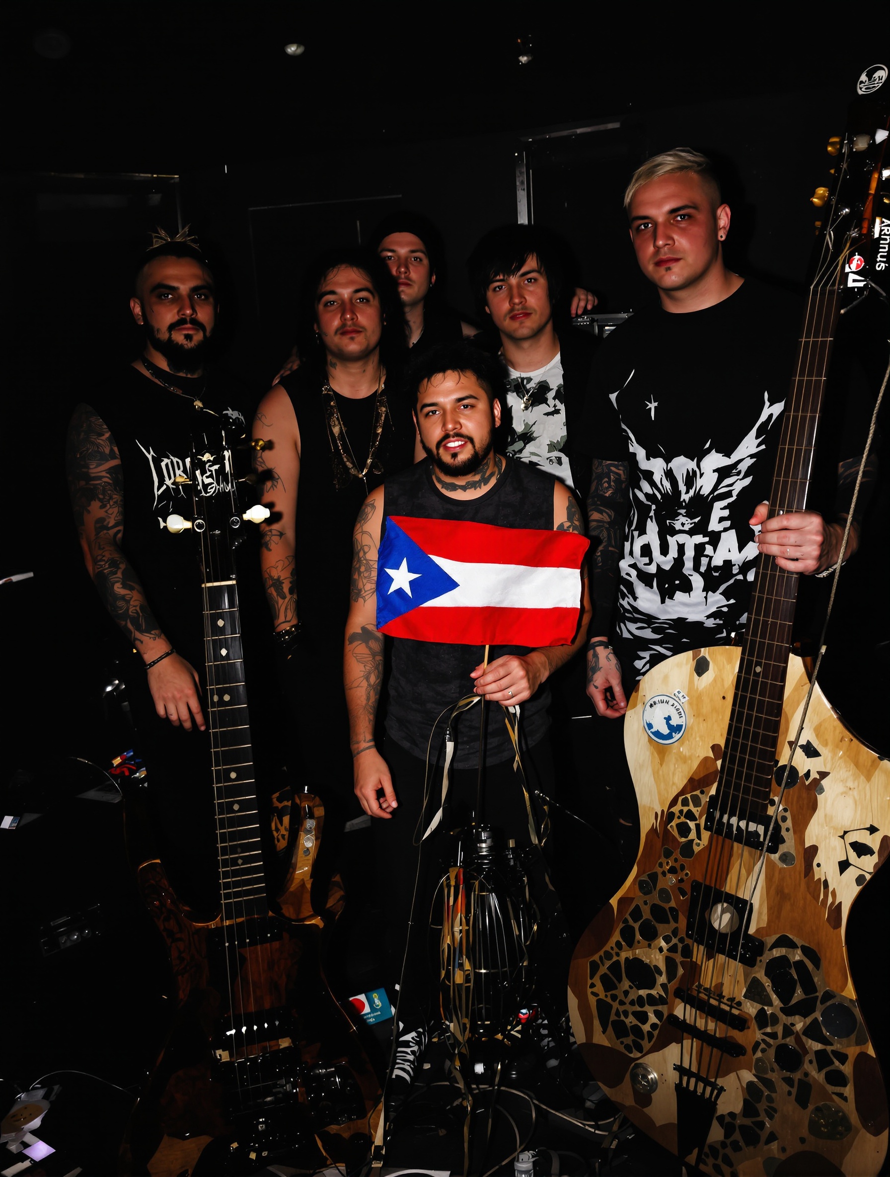 Will Ramos backstage Paris drapeau portoricain fatigue